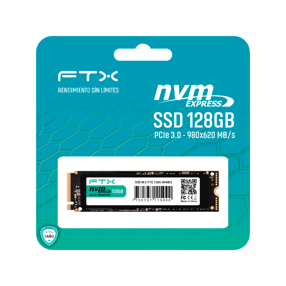 SSD M.2 NVME 128GB FTX 980/620 115090