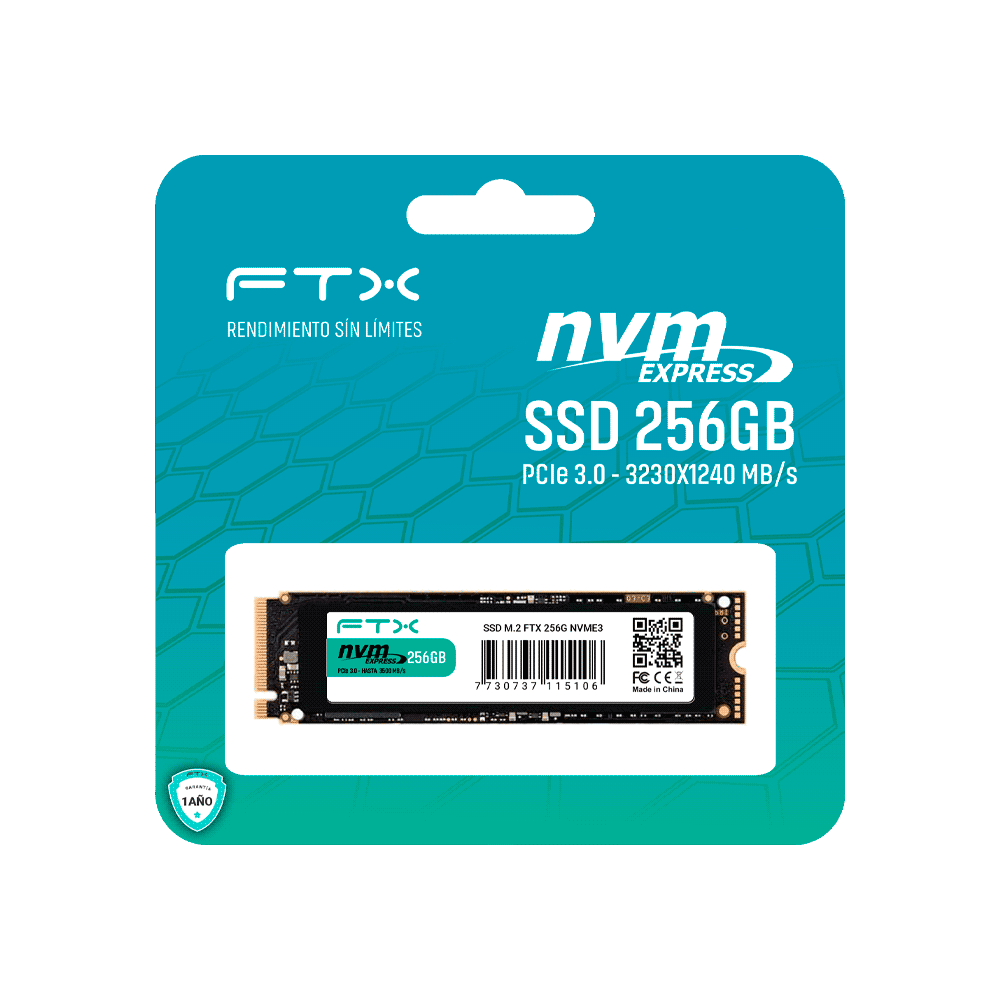 SSD M.2 NVME 256GB FTX 3230/1240 115106