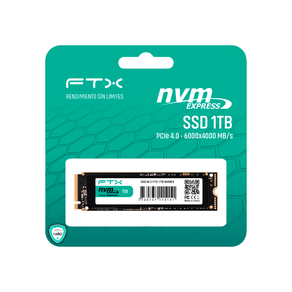 SSD M.2 NVME 1TB FTX 6000/4000 115151 PCIE 4.0