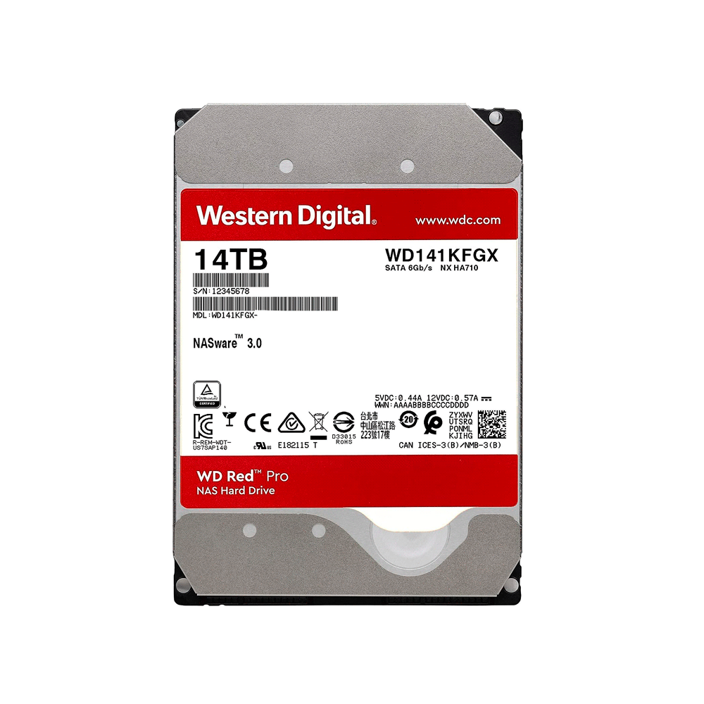 Disco Duro Sata Tb Western Digital Red Pro Rpm Mb Wd