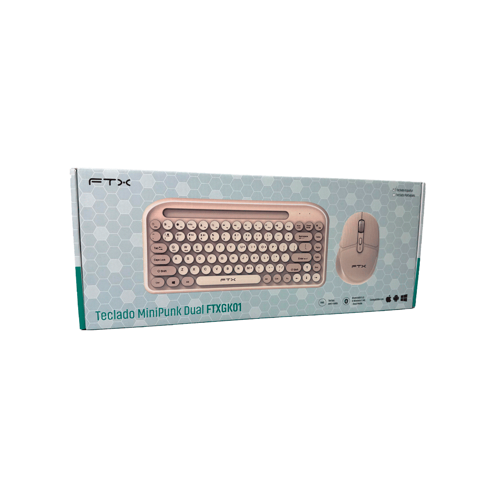 TECLADO + MOUSE FTX WIRELESS DUAL-MODE FTXGK01 ESP