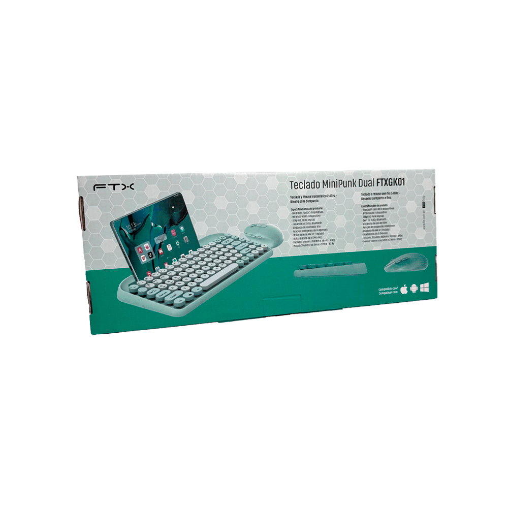 TECLADO + MOUSE FTX WIRELESS DUAL-MODE FTXGK01 ESP