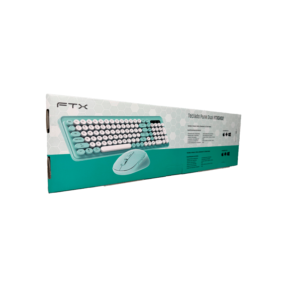 TECLADO + MOUSE FTX WIRELESS DUAL-MODE FTXGK02 ESP