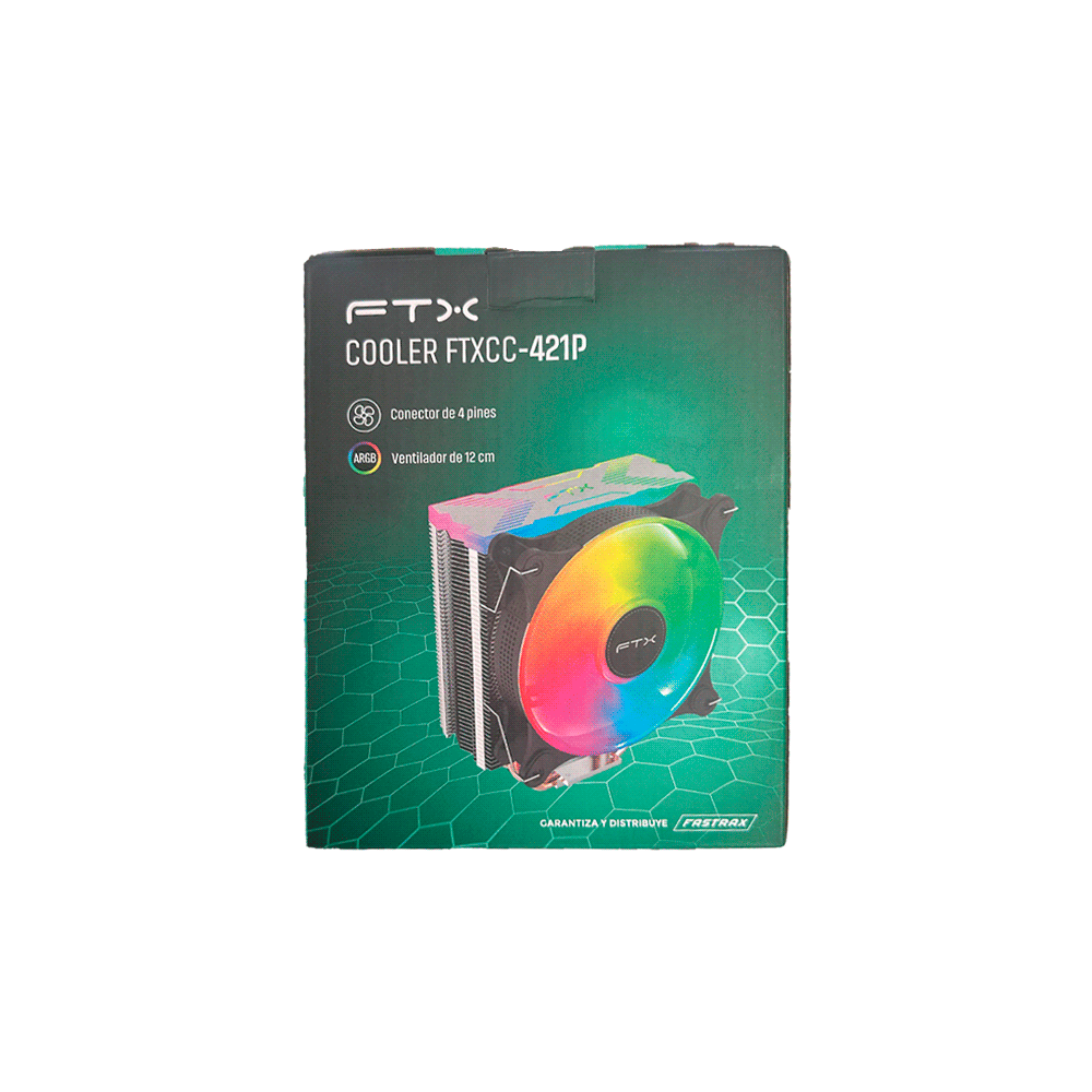 COOLER P/CPU FTX FTXCC-421P 120MM RGB LGA1150 1151