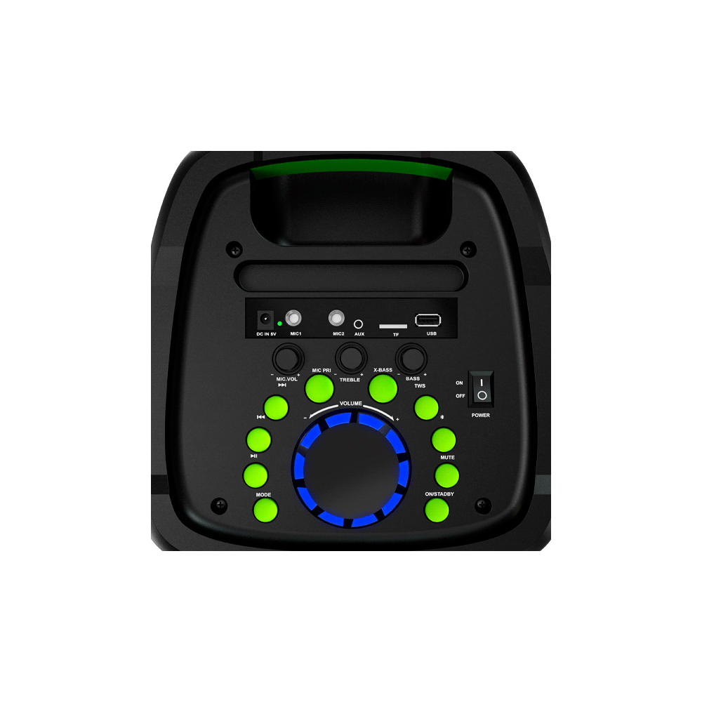 PARLANTE KLIP BOOMFIRE X 1500W KLS-652 BT/AUX/SD/U