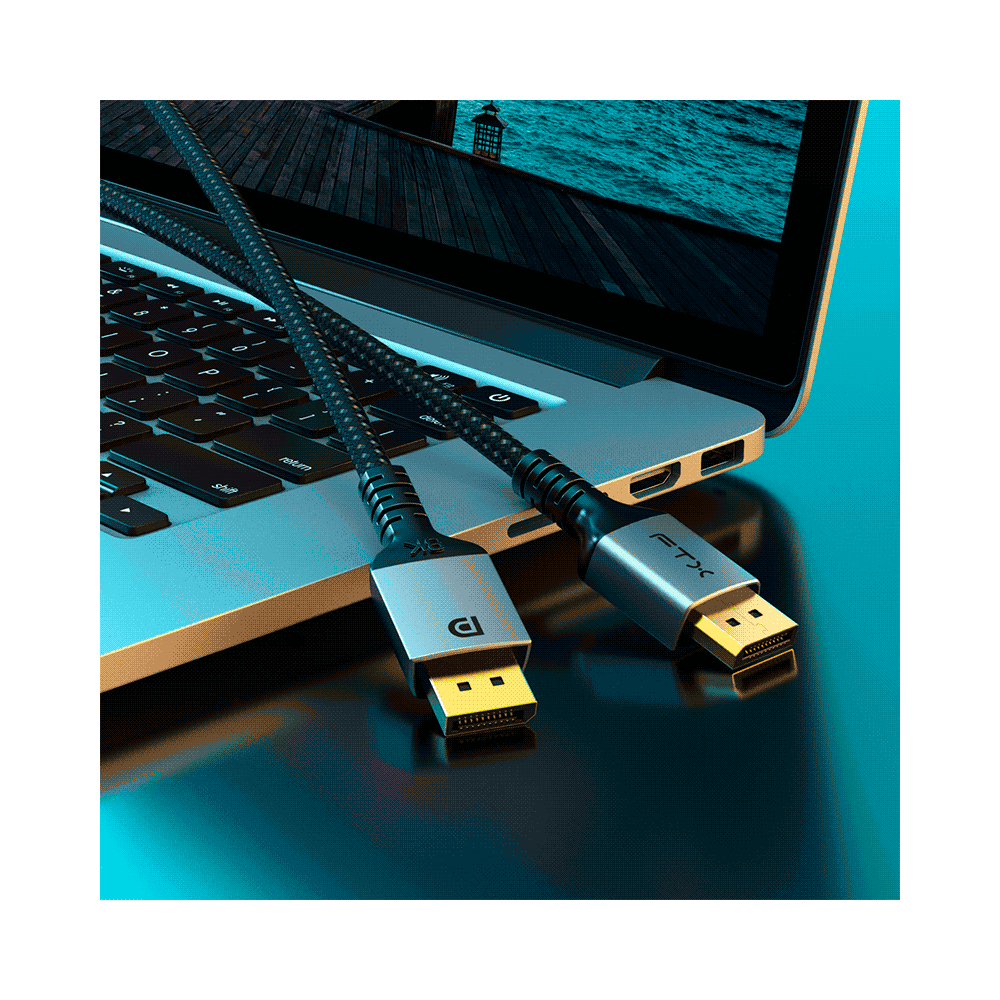 CABLE DISPLAYPORT M/M 3M FTX-DP8K-AG3 DP1.4/8K/60H