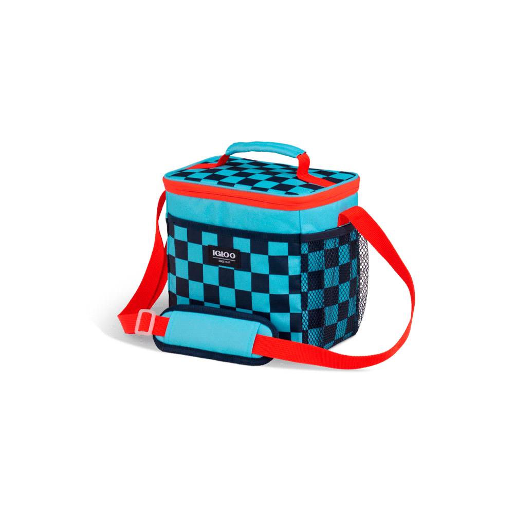 BOLSA TERMICA IGLOO 9 LATAS KIDS SQUARE LUNCH AZUL