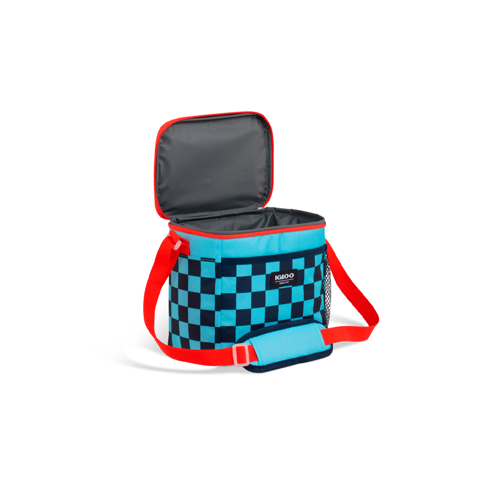 BOLSA TERMICA IGLOO 9 LATAS KIDS SQUARE LUNCH AZUL