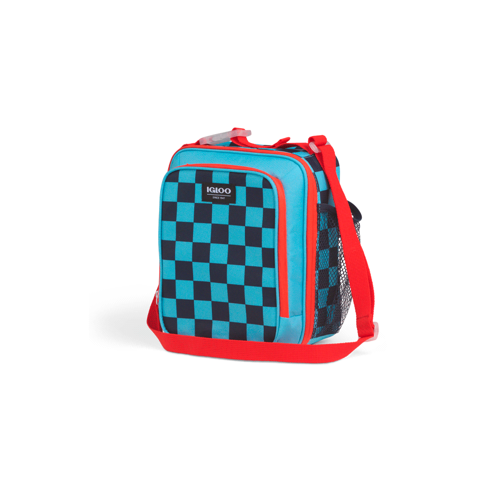 BOLSA TERMICA IGLOO 5 LATAS VERTICAL LUNCH AZUL 64