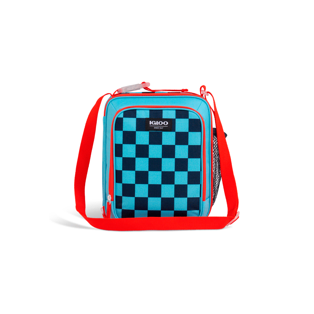 BOLSA TERMICA IGLOO 5 LATAS VERTICAL LUNCH AZUL 64