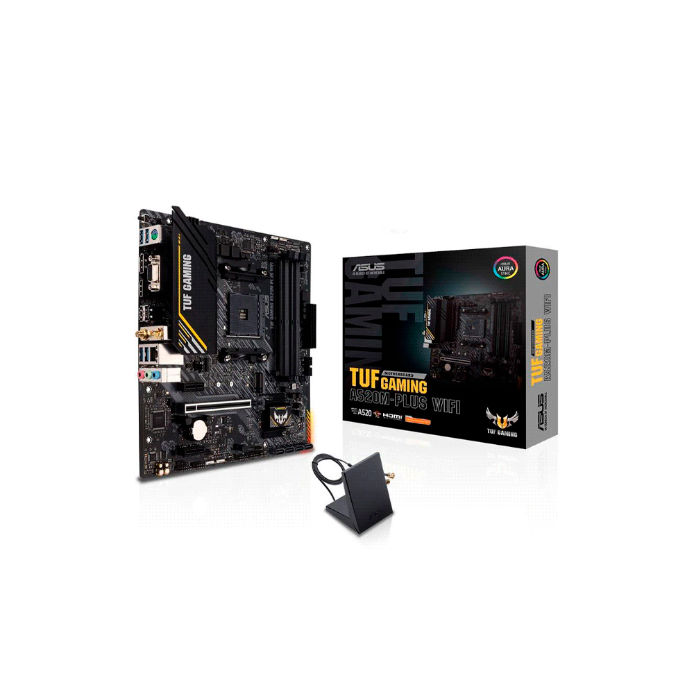 PLACA MADRE ASUS AM4 A520M-PLUS WIFI TUF GAMING V/