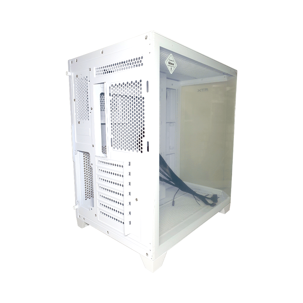 GABINETE GAMER FTX-TANKWH VIDRIO TEMPLADO AQUARIO 