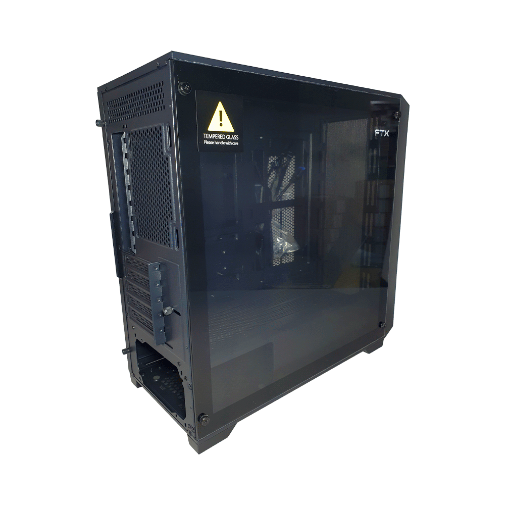GABINETE GAMER FTX-702BK VIDRIO TEMPLADO MATX/MITX