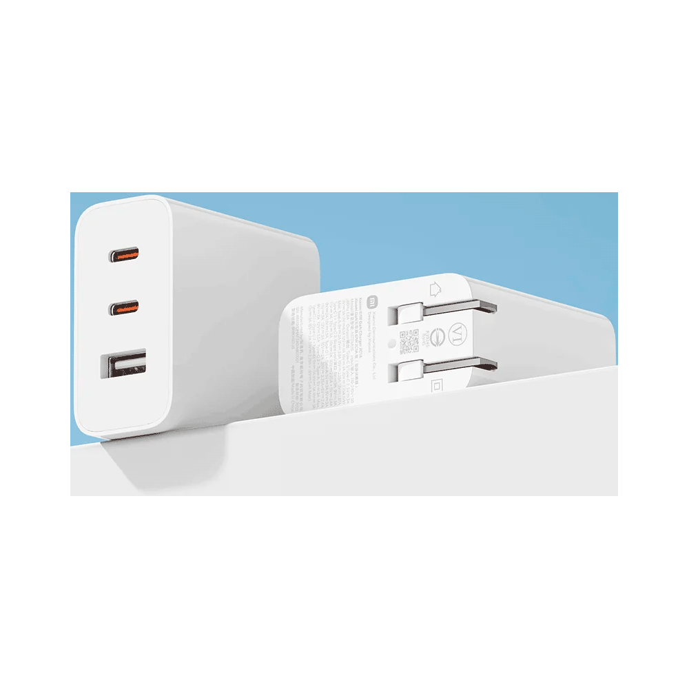 CARGADOR P/ PARED 67W XIAOMI GAN CHARGER USB-A/USB