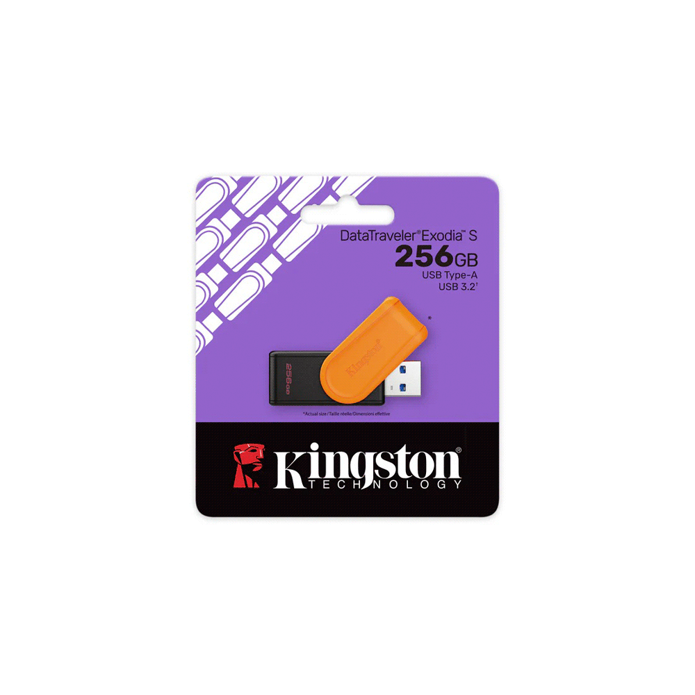 PENDRIVE KINGSTON DATATRAVELER EXODIA S 256GB USB-