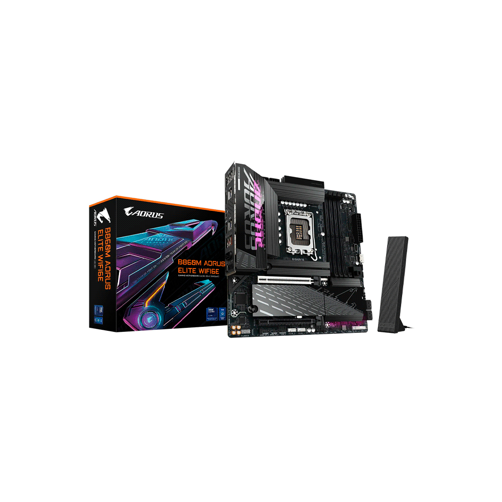 PLACA MADRE GIGABYTE 1851 B860M AORUS ELITE WIFI6E