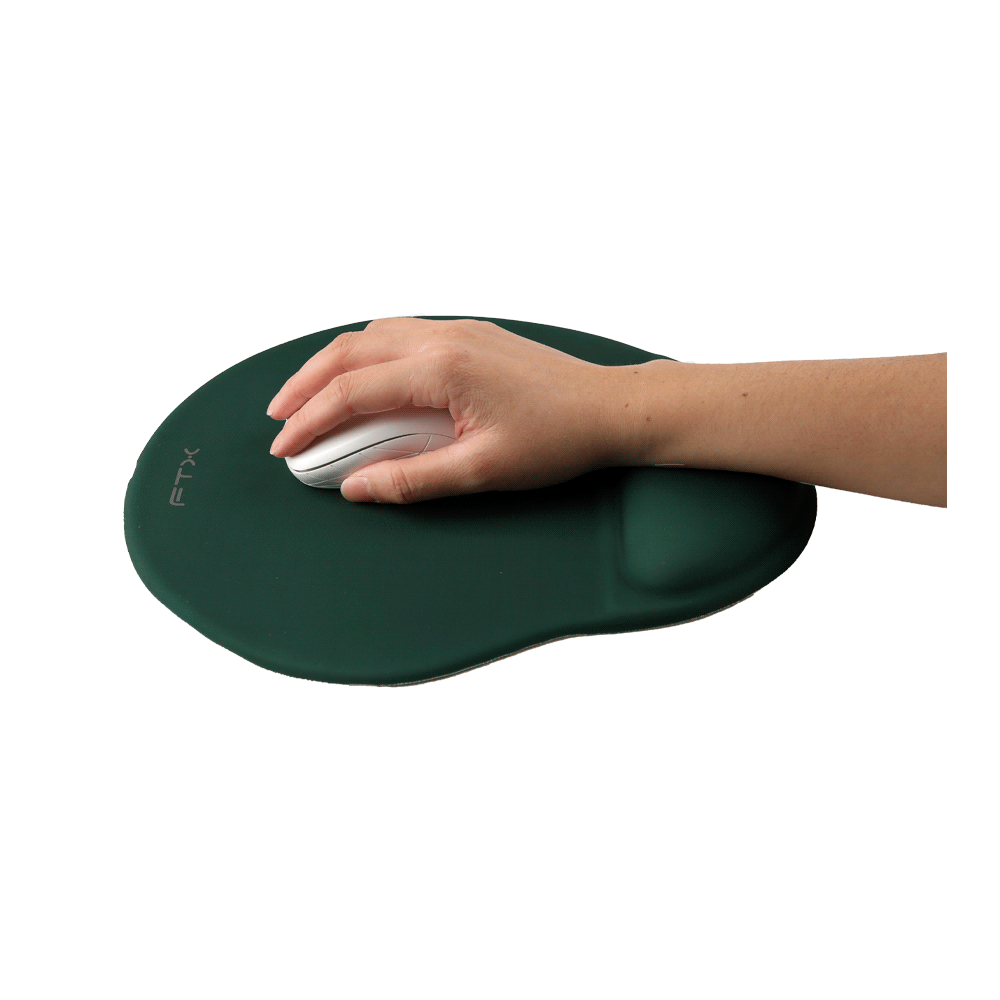 MOUSE PAD FTXMPG01-GR 31X27CM CON APOYO DE MUÑECA