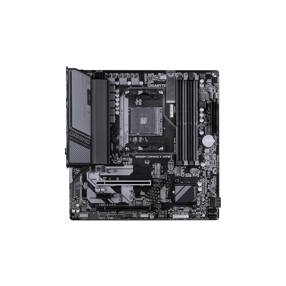 PLACA MADRE GIGABYTE AM4 B550M GAMING X WIFI6 S/R/