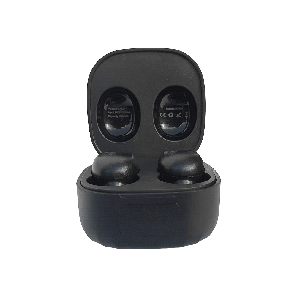 AURICULAR CON MICROFONO FTX E27-BK BT/MIC/IPX4 NEG