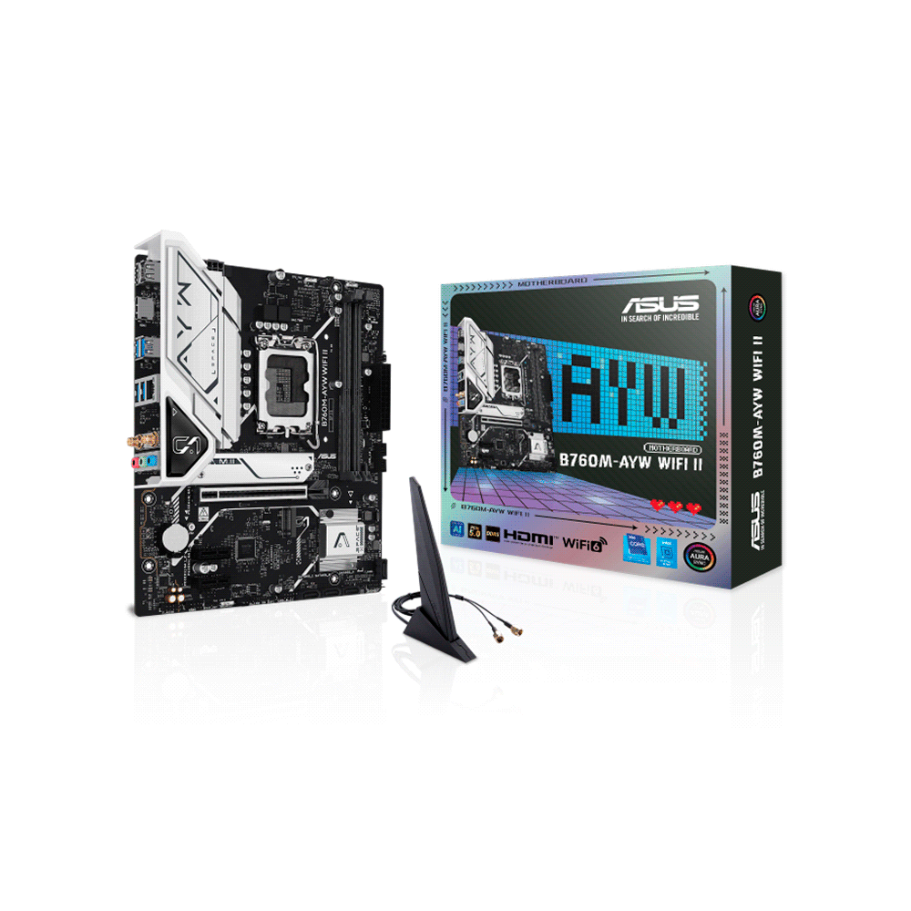 PLACA MADRE ASUS 1700 B760M-AYW WIFI II DDR5 S/R/H