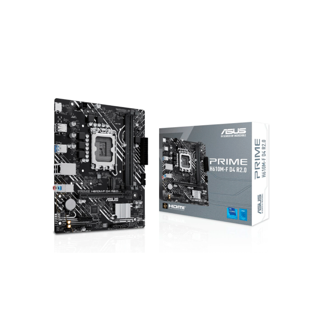 PLACA MADRE ASUS 1700 H610M-F D4 R2.0 PRIME S/R/HD