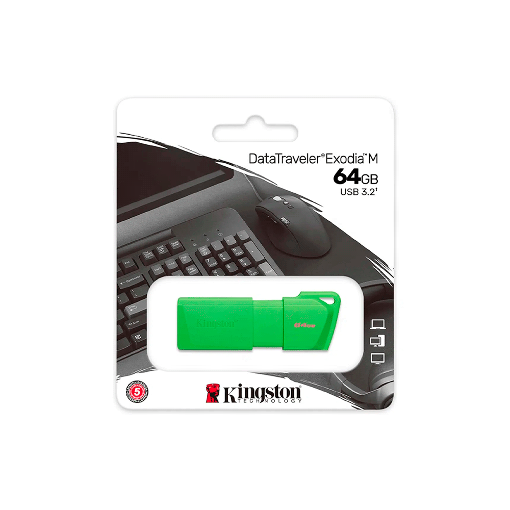 PENDRIVE KINGSTON DATATRAVELER EXODIA M 64GB KC-U2