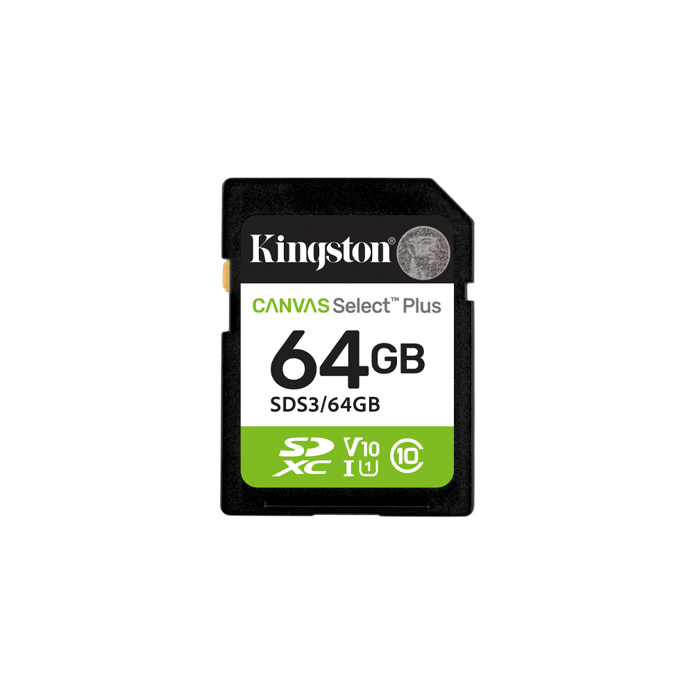 MEMORIA SD KINGSTON 64GB CANVAS SELECT PLUS SDXC C