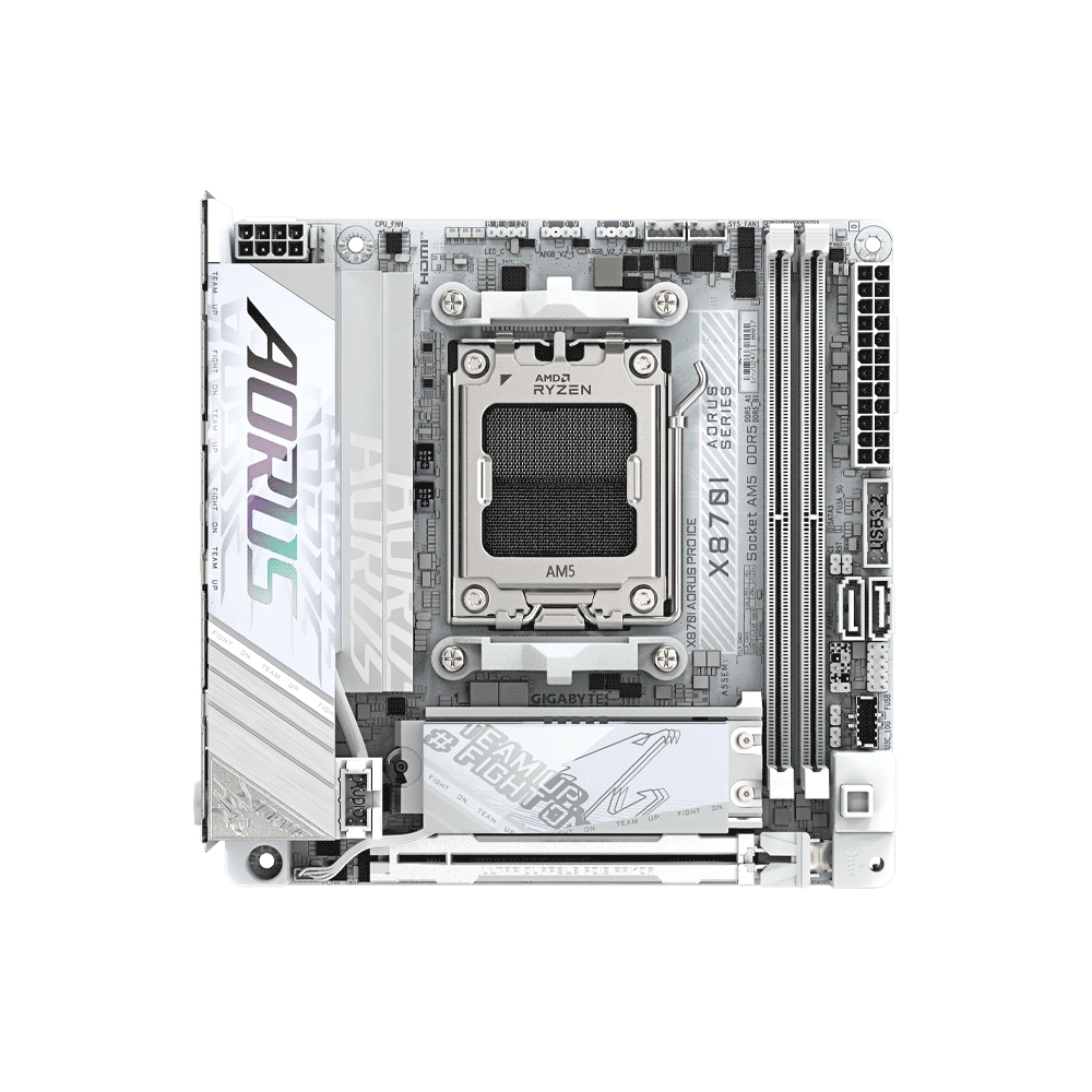 PLACA MADRE GIGABYTE AM5 X870I AORUS PRO ICE S/R/H