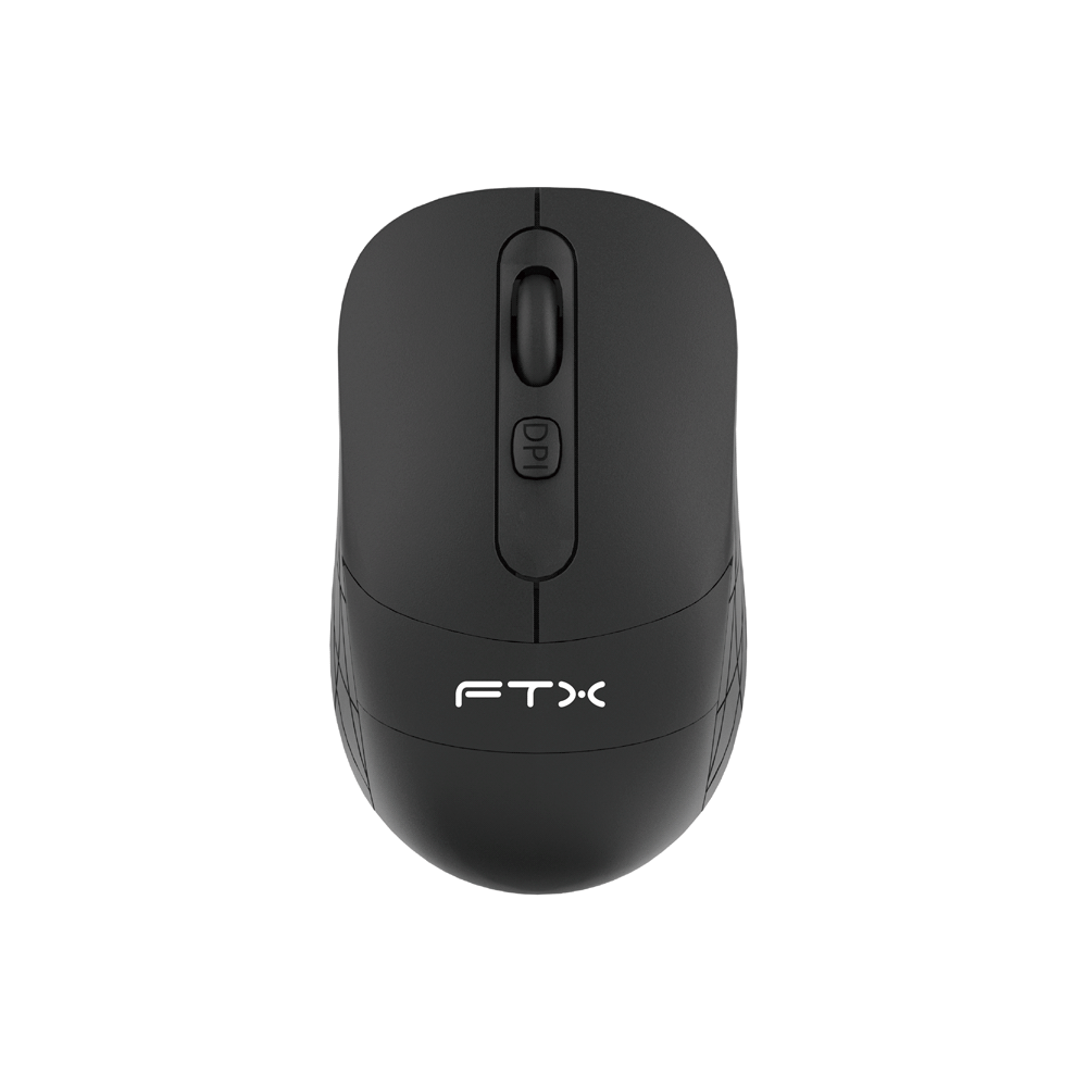 MOUSE FTX WIRELESS FTXMW73 2400DPI/4 BOTONES/NEGRO