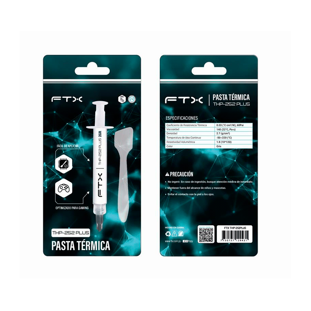 PASTA TERMICA FTX 2 GR 5.2 W/M.K THP-252PLUS