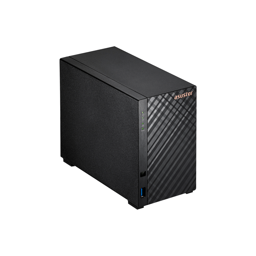 ALMACENAMIENTO NAS ASUSTOR AS1202T QC 1.7/2BAY/1G/