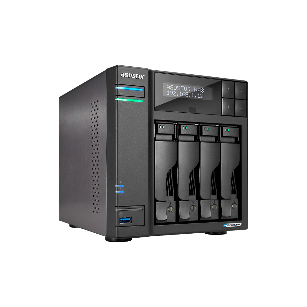 ALMACENAMIENTO NAS ASUSTOR AS6704T V2 QC 2.0/4BAY/
