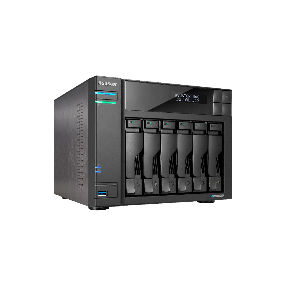 ALMACENAMIENTO NAS ASUSTOR AS6706T V2 QC 2.0/6BAY/