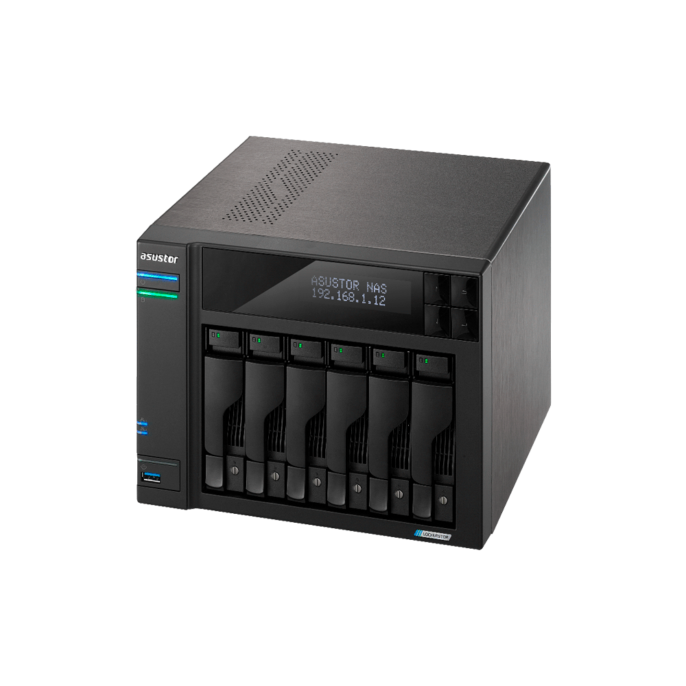 ALMACENAMIENTO NAS ASUSTOR AS6706T V2 QC 2.0/6BAY/