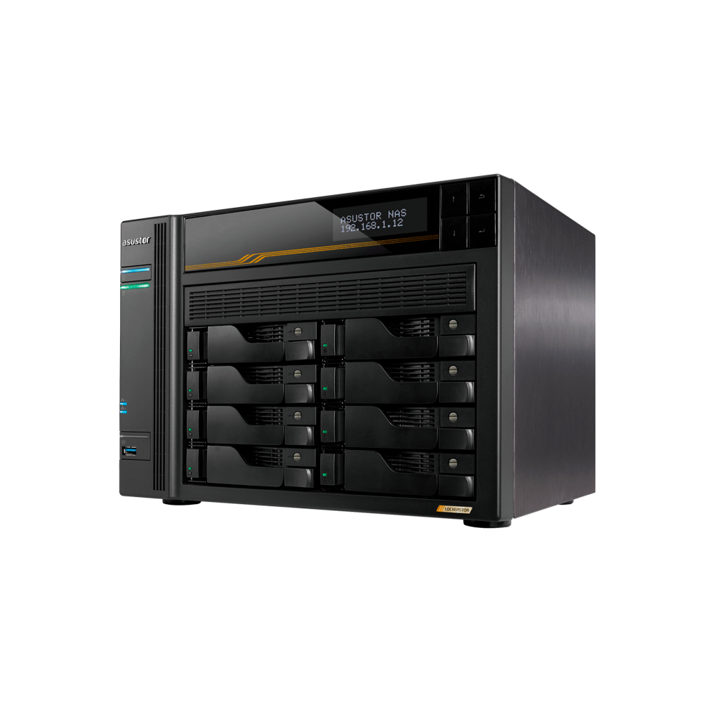 ALMACENAMIENTO NAS ASUSTOR AS6808T QC 2.3/8BAY/16G