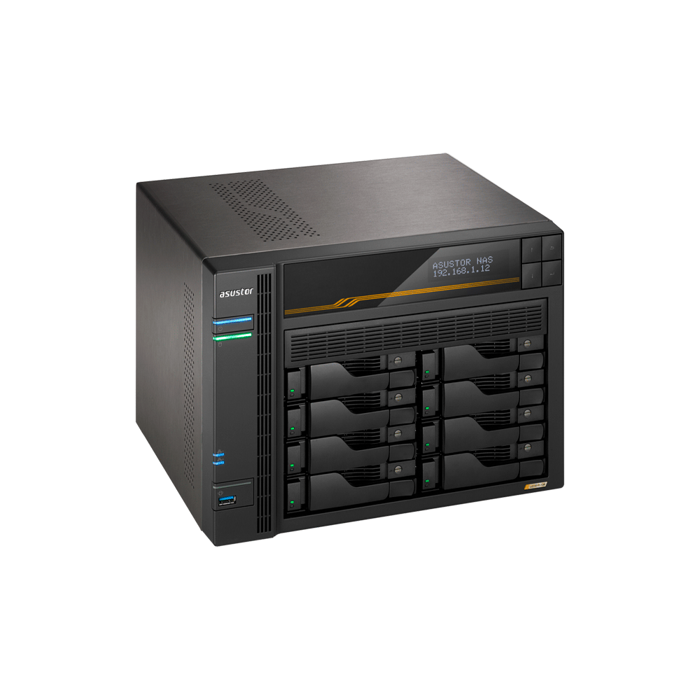 ALMACENAMIENTO NAS ASUSTOR AS6808T QC 2.3/8BAY/16G