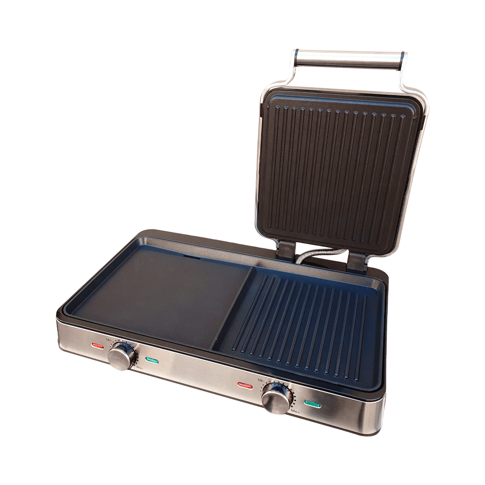 PARRILLA ELECTRICA FTX 2100W 220V GRILL 2 EN 1 EG2