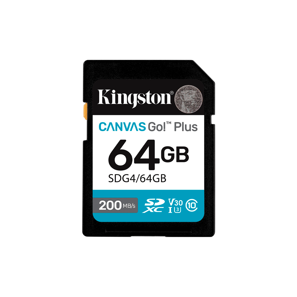 MEMORIA KINGSTON  64GB SDG4/64GB 200/100 CANVAS GO