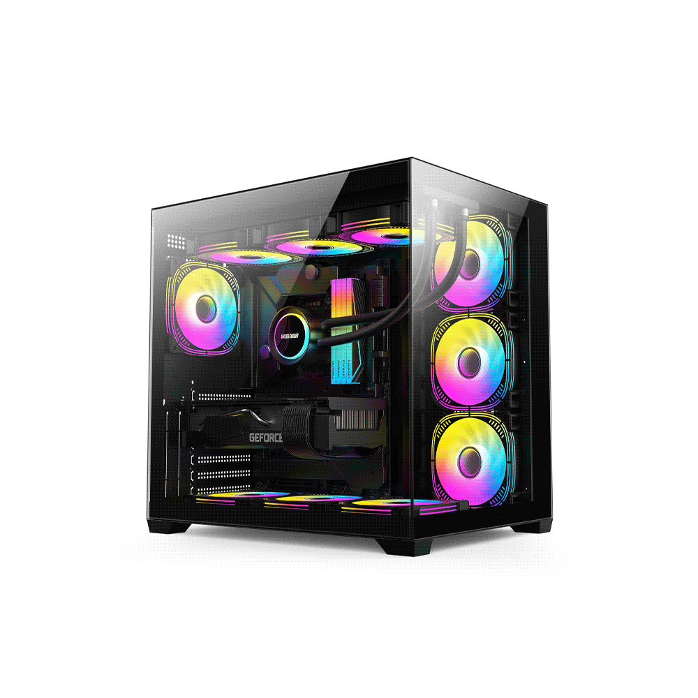 GABINETE GAMER FTX PCC-G07 LATERAL FRONTAL TRANS 4