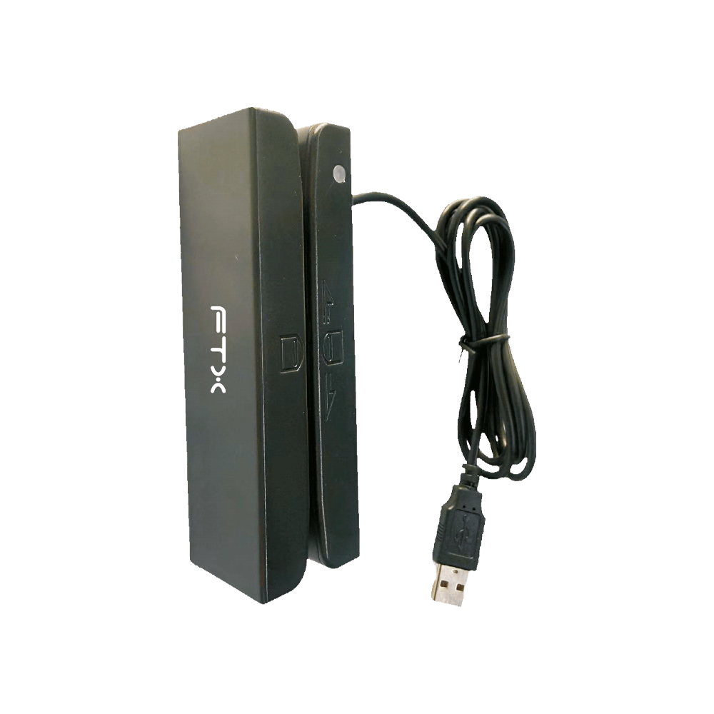 LECTOR DE TARJETA FTX USB BANDA MAGNETICA BIDIRECC