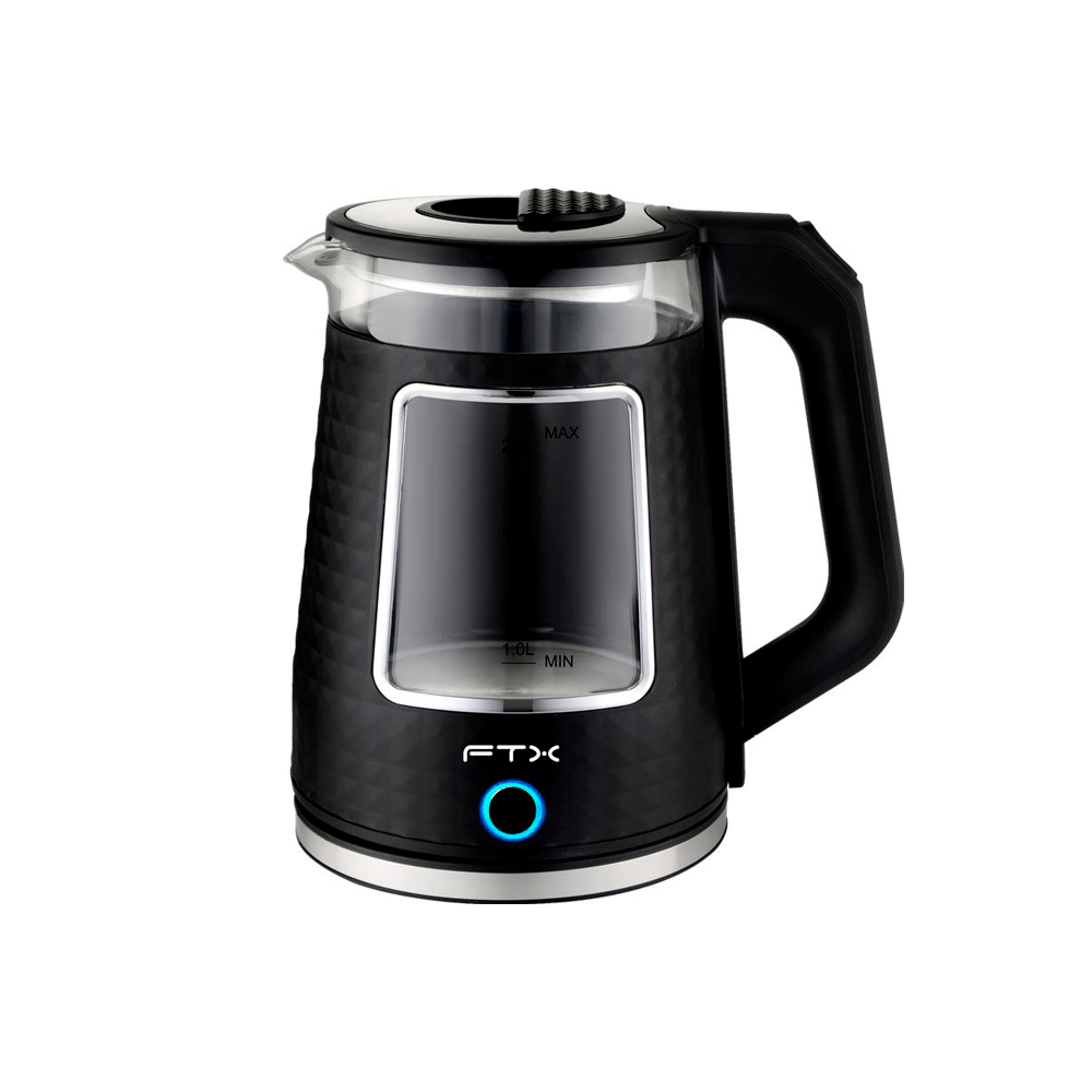 HERVIDORA ELECTRICA FTX 2L 2200W 220V NEGRO EK2-15