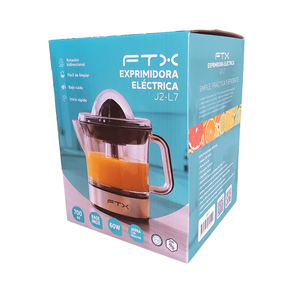 EXPRIMIDOR DE JUGO FTX 60W 700 ML 220V J2-L7