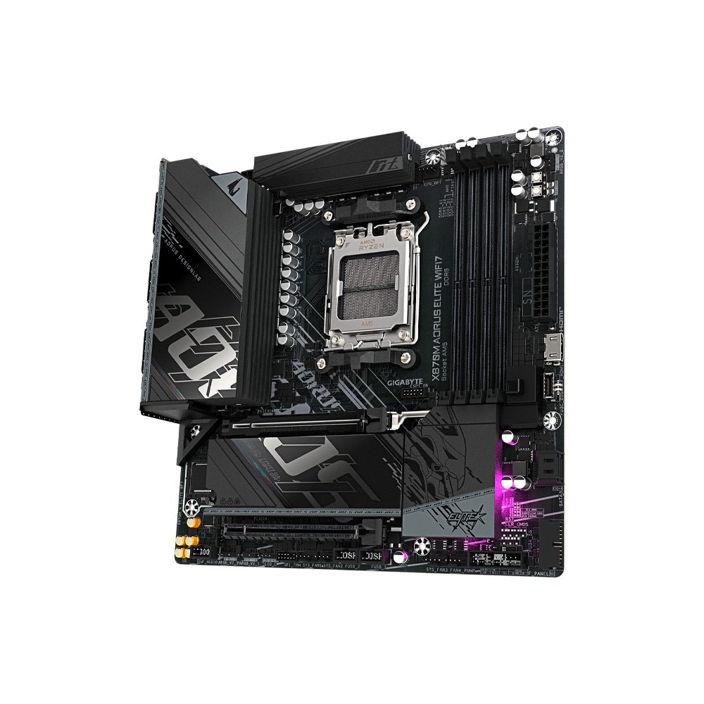 PLACA MADRE GIGABYTE AM5 X870M AORUS ELITE WIFI7 D