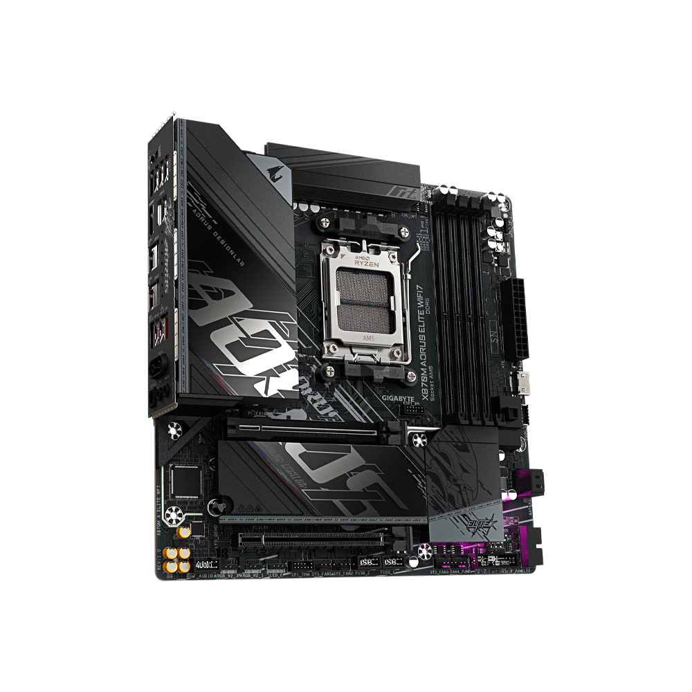 PLACA MADRE GIGABYTE AM5 X870M AORUS ELITE WIFI7 D