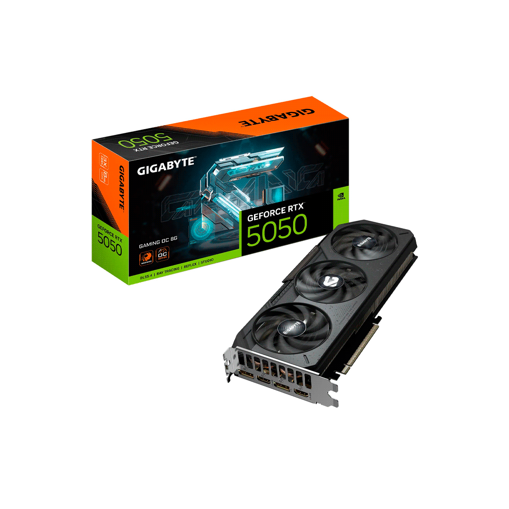 PLACA DE VIDEO GIGABYTE RTX5050 GAMING 8G OC DD6 G