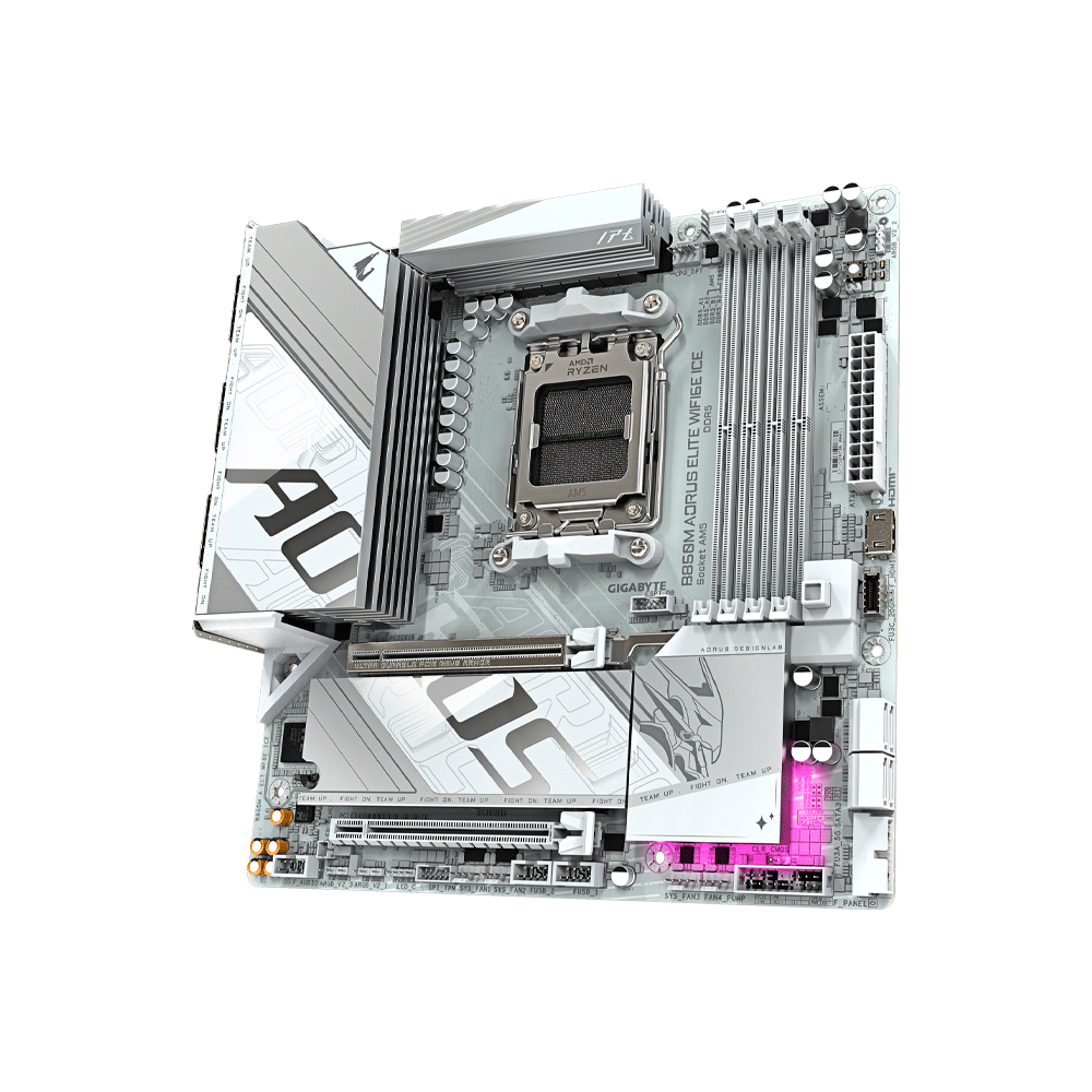 PLACA MADRE GIGABYTE AM5 B850M AORUS ELITE WIFI6E 