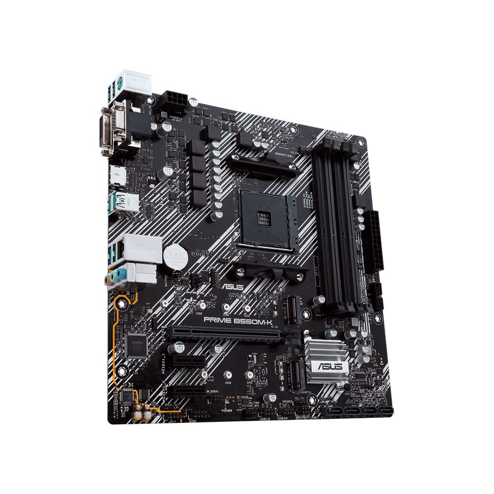 PLACA MADRE ASUS AM4 PRIME B550M-K V/S/R/HDMI/DVI/