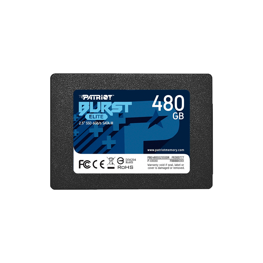 SSD SATA3 480GB PATRIOT BURST ELITE PBE480GS25SSDR
