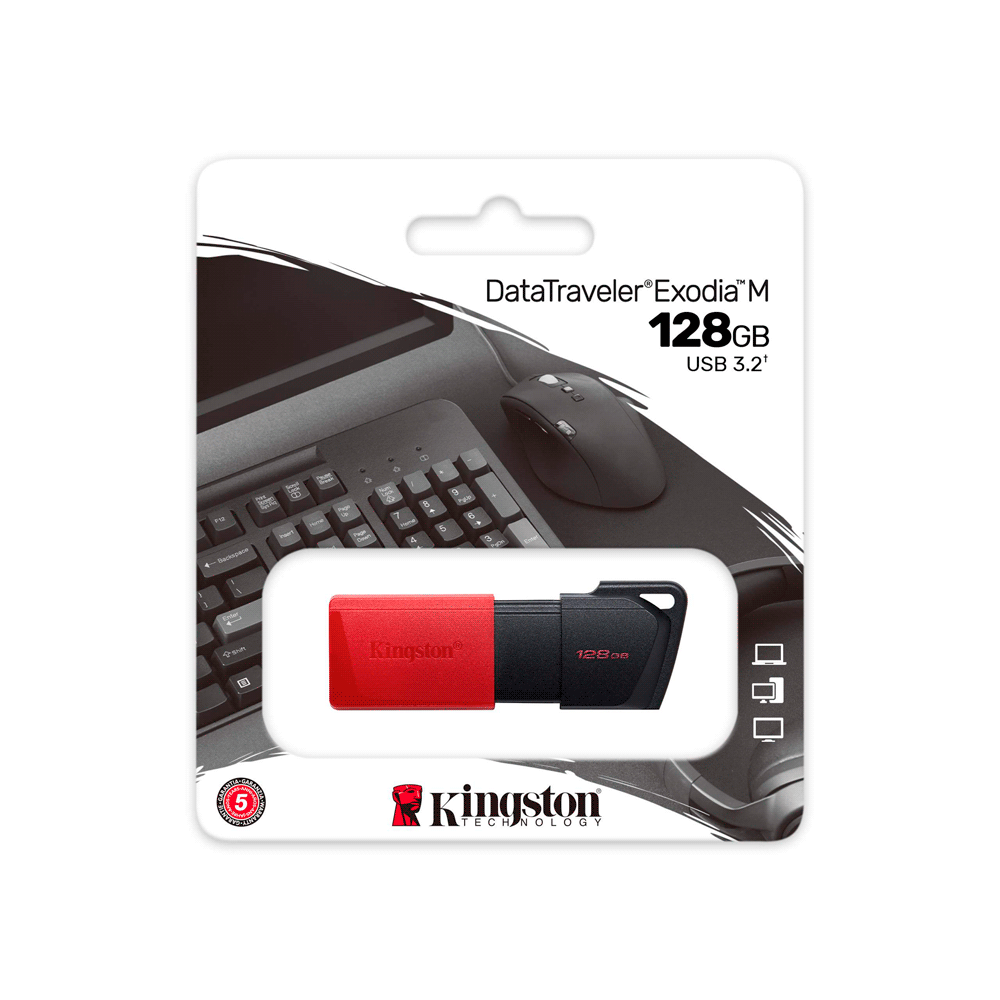 PENDRIVE KINGSTON DATATRAVELER EXODIA M 128GB USB 