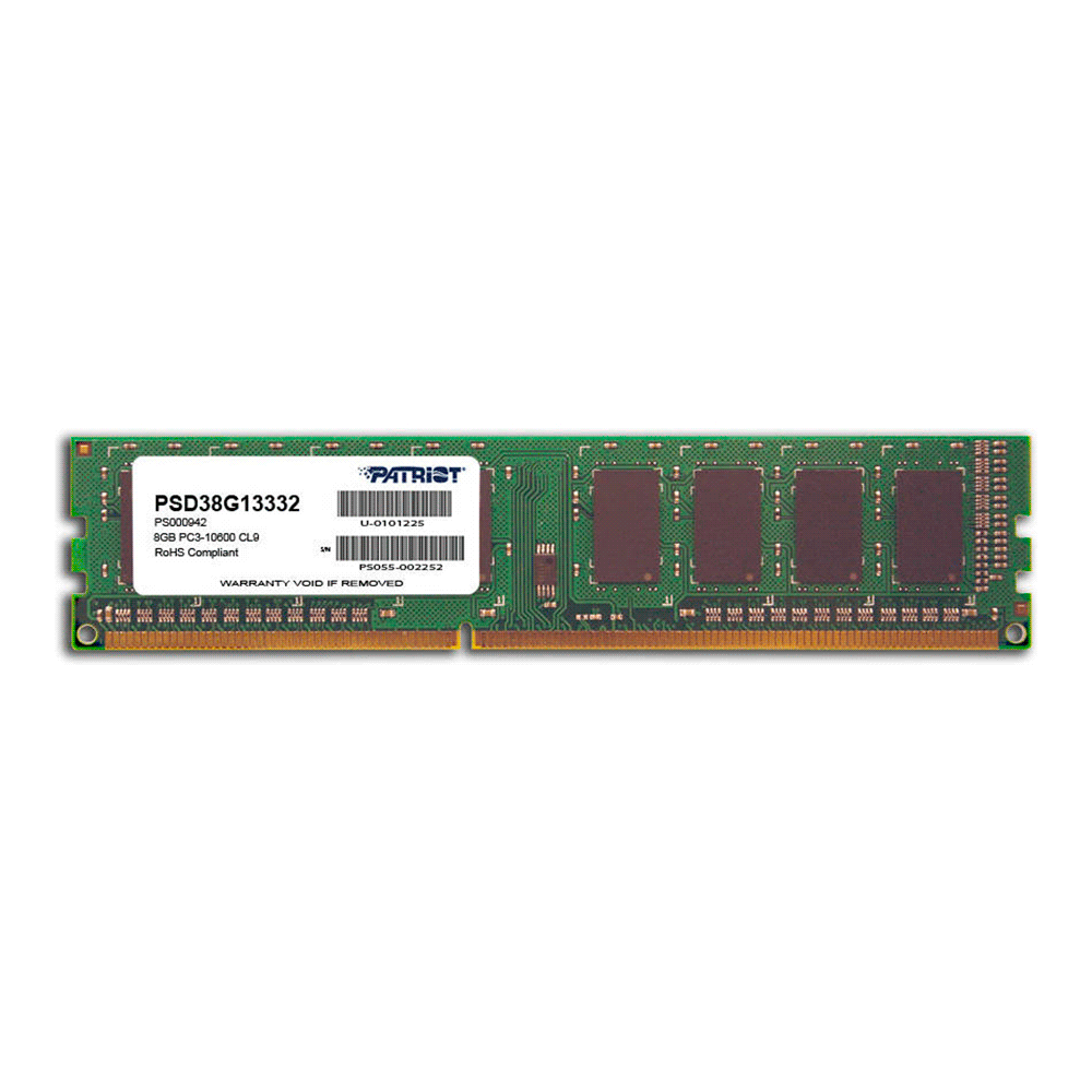 MEMORIA RAM DDR3 8G 1333 PATRIOT SIGNATURE LINE PS